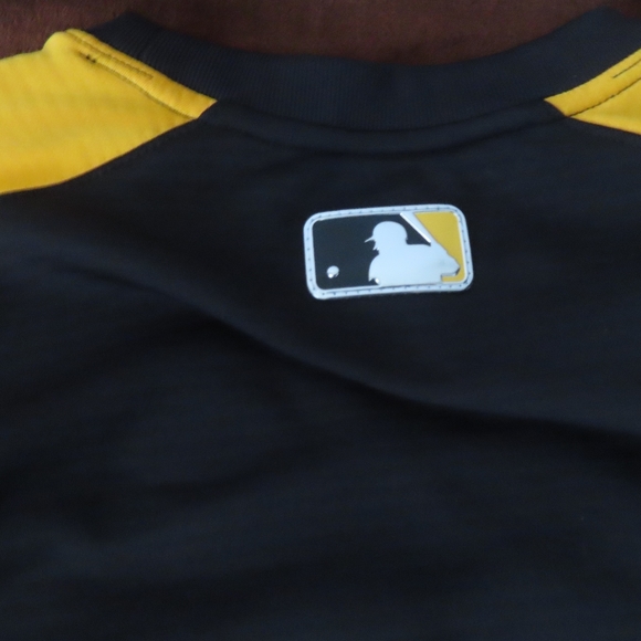 Nike pittsburgh pirates   Baseball player Issued Therma Pullover NKM8 Sz-M - Picture 4 of 8